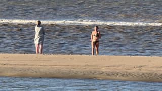Oostenwind op de Noordzee 
