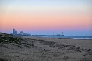 Zonsopkomst boven Scheveningen