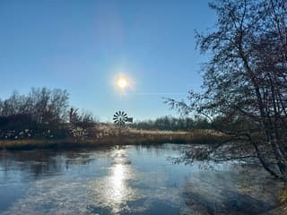 Zonnige koude 2e kerstdag