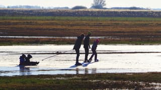 IJspret met het hele gezin