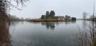 Ooltgensplaat, Na de zon kwam er mist. 