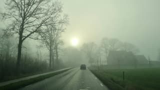 Mist om 14.30 uur