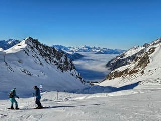 Kaiserwetter en dal bewolkt, sneeuw op komst