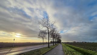 Meer bewolking maar ook nog zon