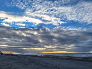 Prachtige kleuren van bewolking 