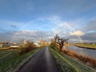 Regenboog over Beesd