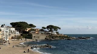 Sluierbewolking en wind Costa Brava
