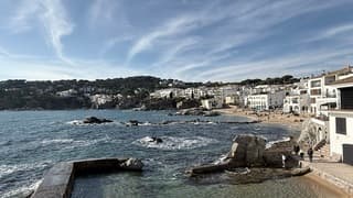 Sluierbewolking en wind Costa Brava