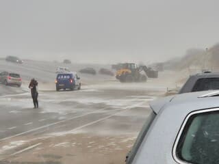 Winter aan de Brouwersdam 