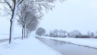 sneeuw in Dongen