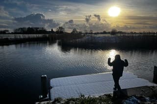 Als een kind zo blij met de sneeuw