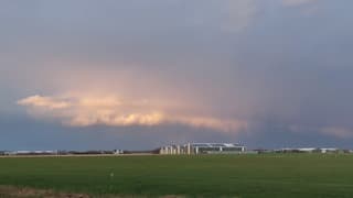 Bui boven een nog groen Callantsoog 