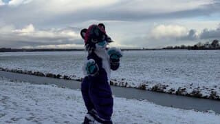 Ash in de sneeuw
