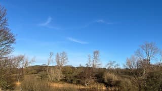 Meer wit in de lucht dan op de grond