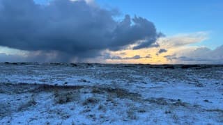 Sneeuw op Ameland