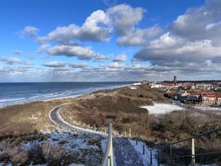 Winterplaatje Domburg