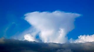 Het wordt onrustig boven zee 