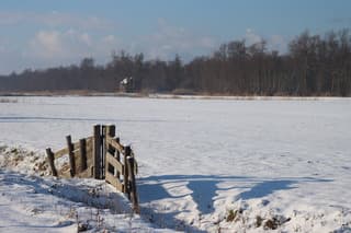 Sneeuw op Noordschans