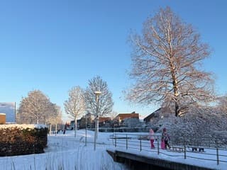 Sneeuwpret in Zenderpark