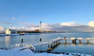 Prachtige blauwe lucht