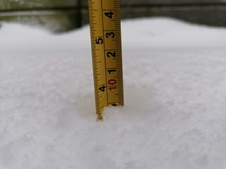 Bijna de beloofde 10cm in Friesland 