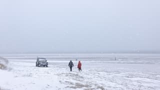 Sneeuwstorm op Vlieland