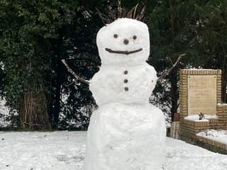 Sneeuwpop begraafplaats 