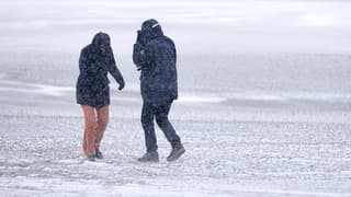 Vlieland in een SneeuwStorm