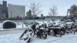 Sneeuw in de stad 
