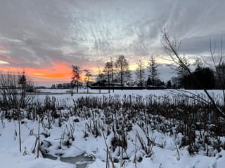 Zonsopkomst in Barneveld