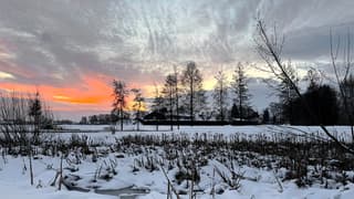 Zonsopkomst in Barneveld