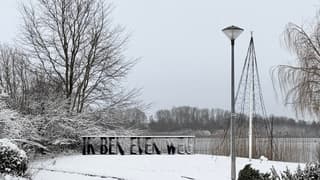 Sneeuw……..veel sneeuw. 