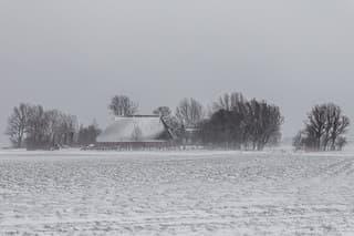 sneeuw noardeast fryslan 