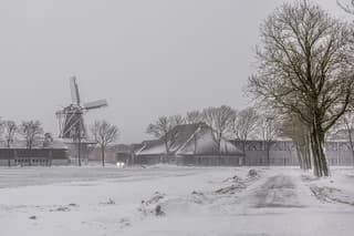 sneeuw noardeast fryslan