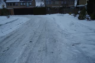 Slecht begaanbare wegen.