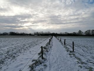 Winter weer in Twente 
