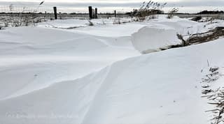 Sneeuwduinen van 2-3 meter!