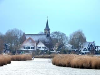 Blik op winters Jisp