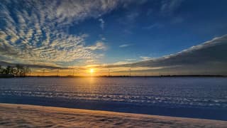 zonsondergang Dronten 