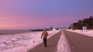 Pastellucht tijdens zonsopkomst