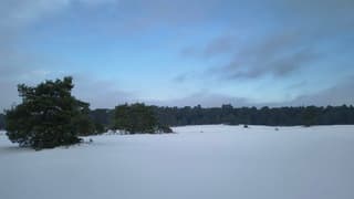 Onbelopen sneeuw in de Sahara