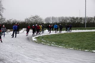 Schaatsen op de ijsbaan