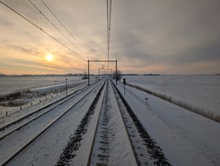 op weg naar Leeuwarden