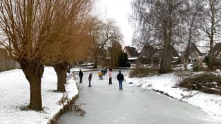 Schaatsen.