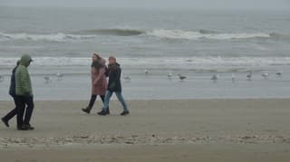 zee rustig en niet meer zo koud