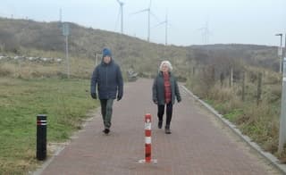 prima wandel weer vandaag in Wijk aan zee 