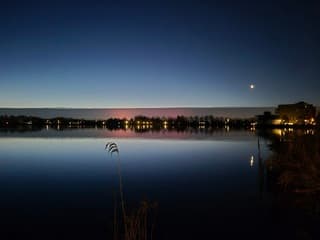 Bewolking zorgt voor een mooie scheiding 