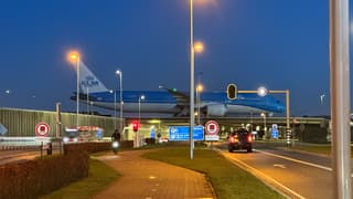 Schiphol in de vroege morgen 