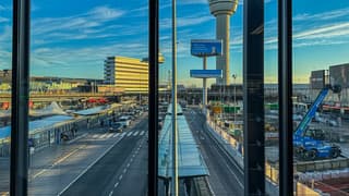 Late middag op Schiphol