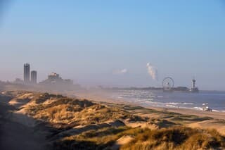 Scheveningen in mist